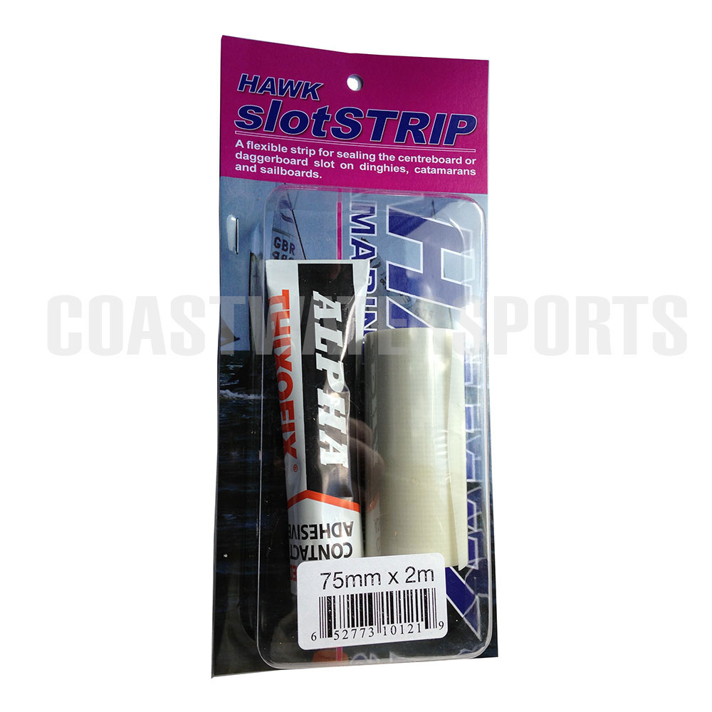 Hawk Marine Slot Strip - Center Board Gasket Kit - 75mm x 2m