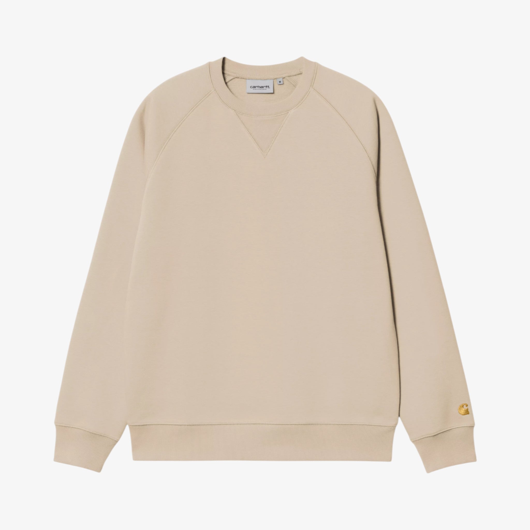 Carhartt Chase Sweatshirt - Fleur De Sel / Gold