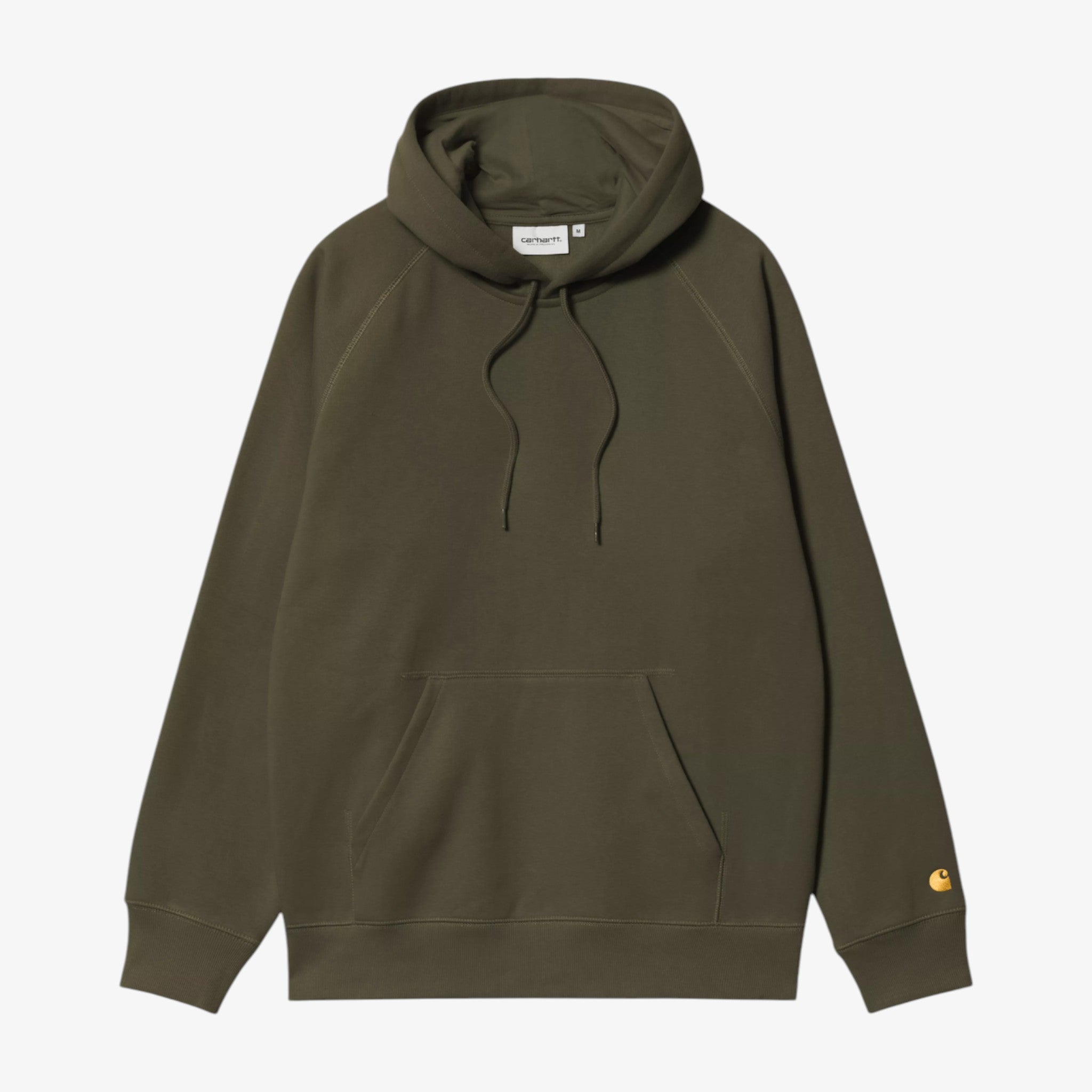 Carhartt Hooded Chase Sweatshirt - Olive / Gold