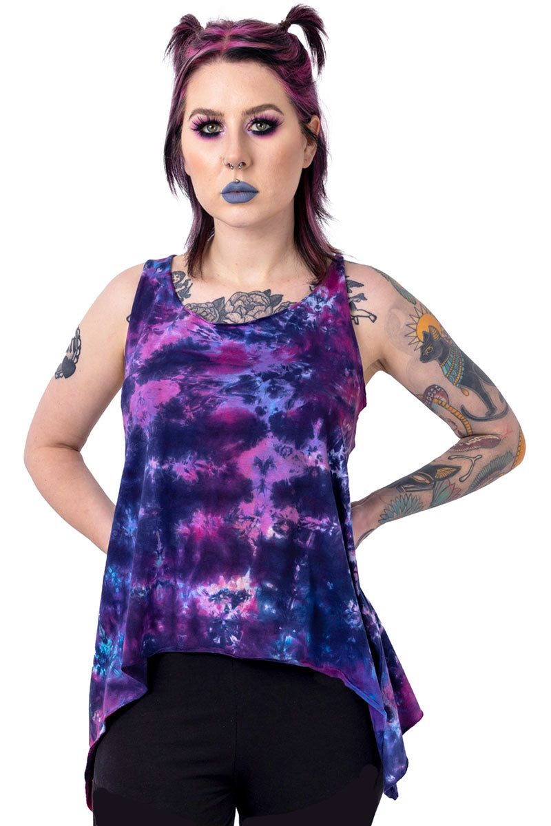 Innocent Tye Knot Top Blue/Pink