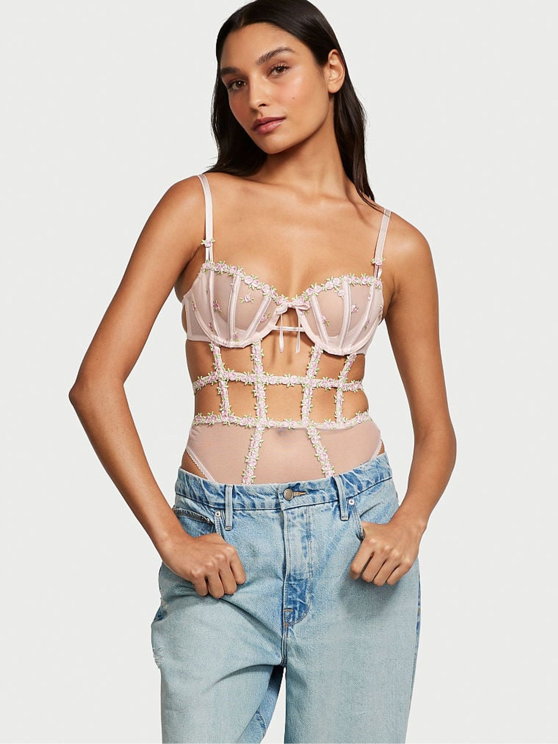 Pink Fizz Rosebud Ziggy Bodysuit