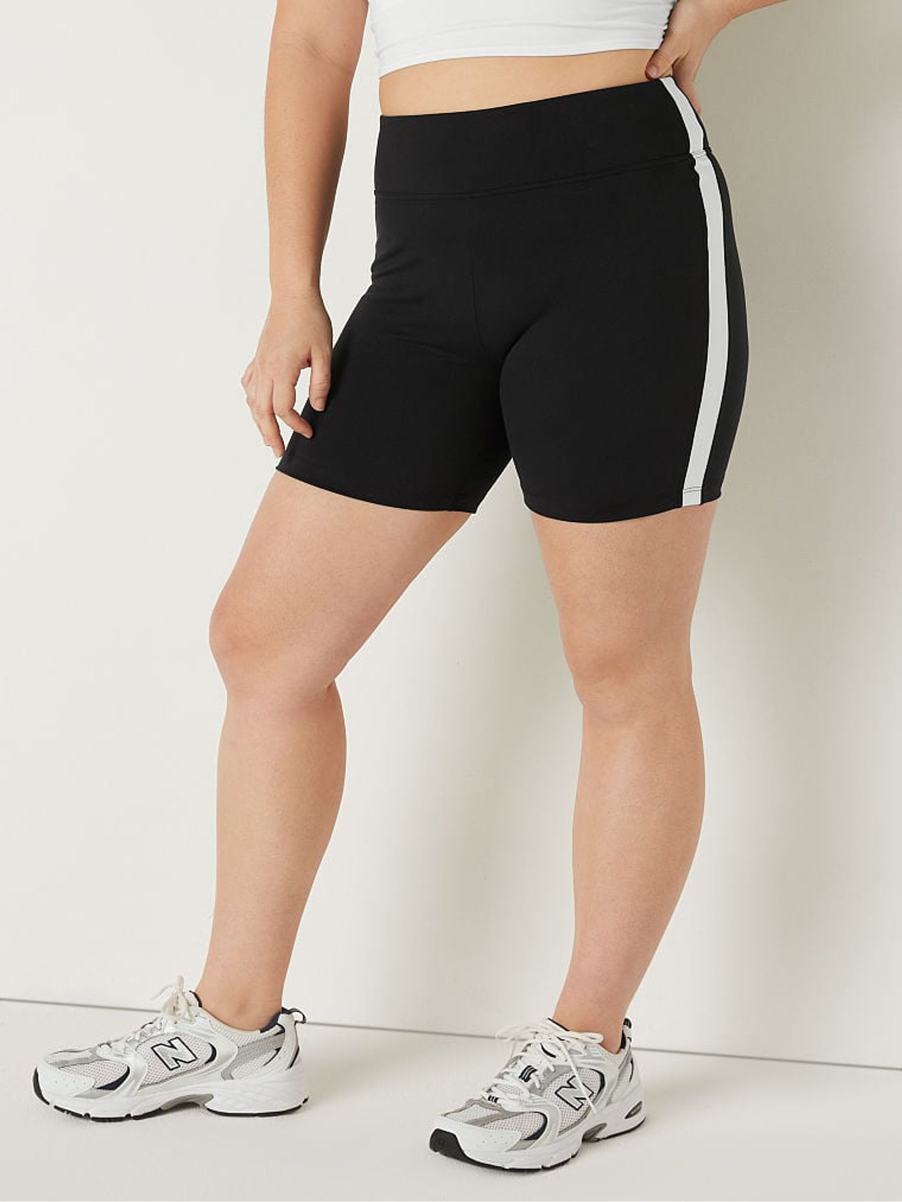 Pure Black 6" Soft Ultimate High Waist Biker Shorts