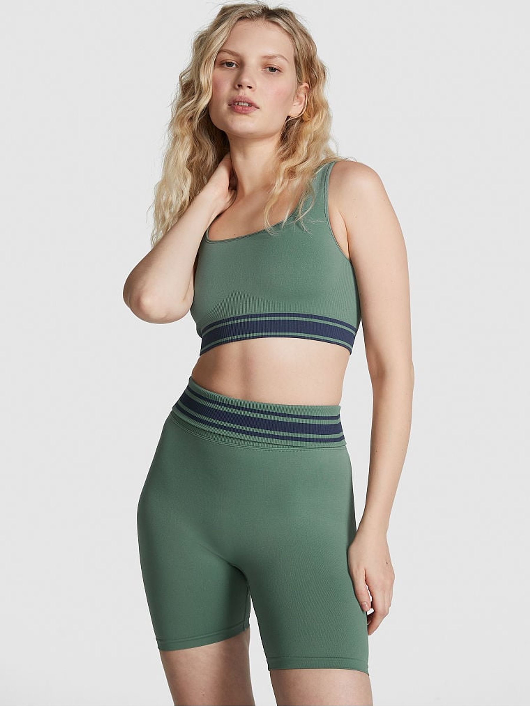 Fresh Forest Green Seamless Cycling Short