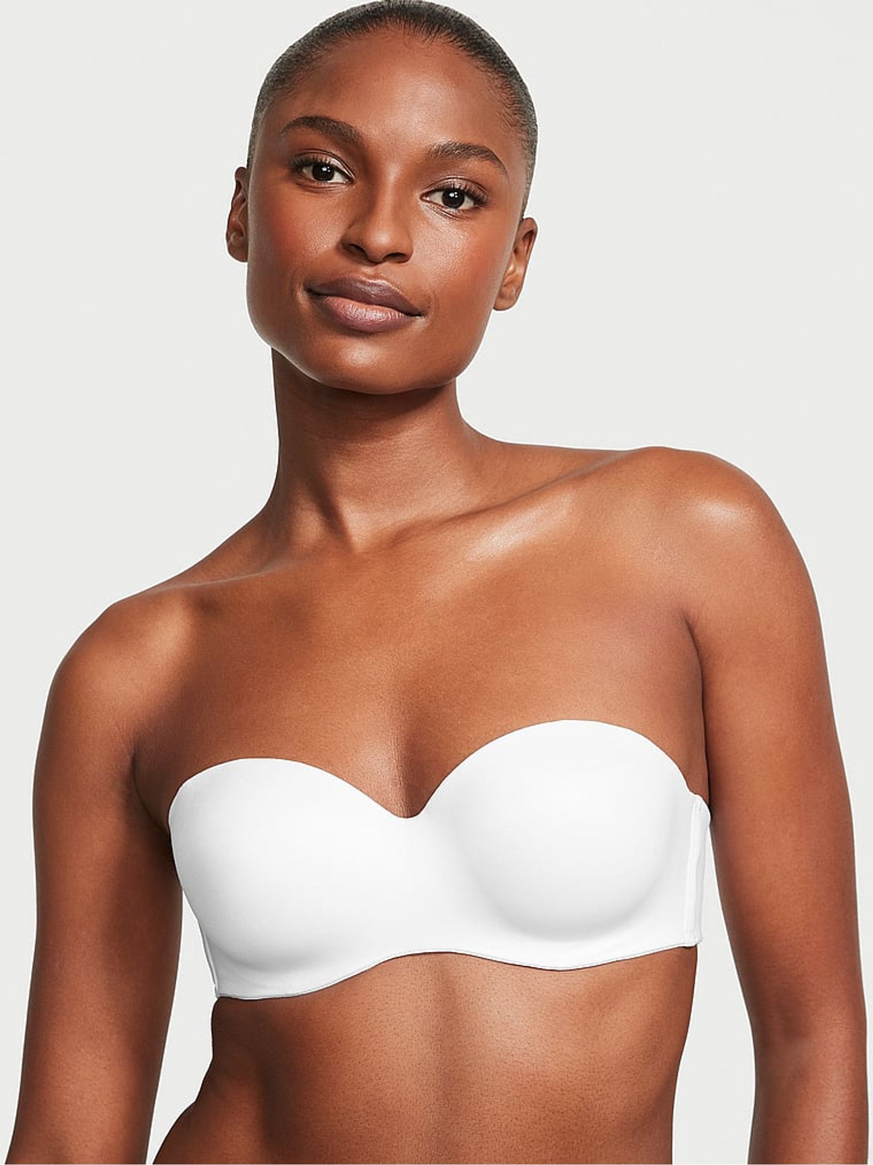 White Strapless Bra