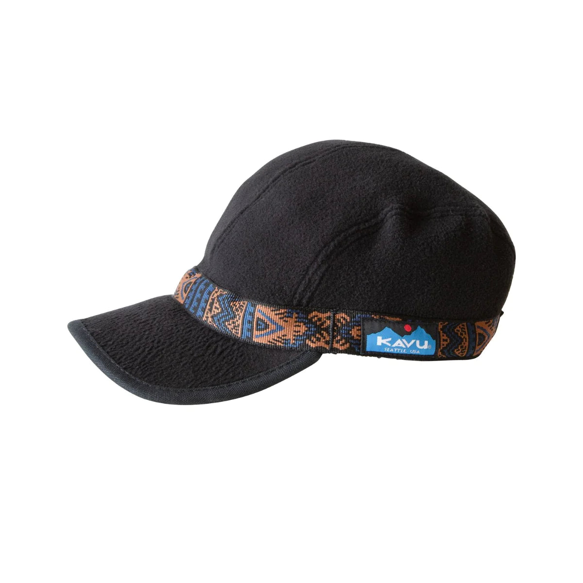 Kavu Recycled Fleece Strap Cap - Black