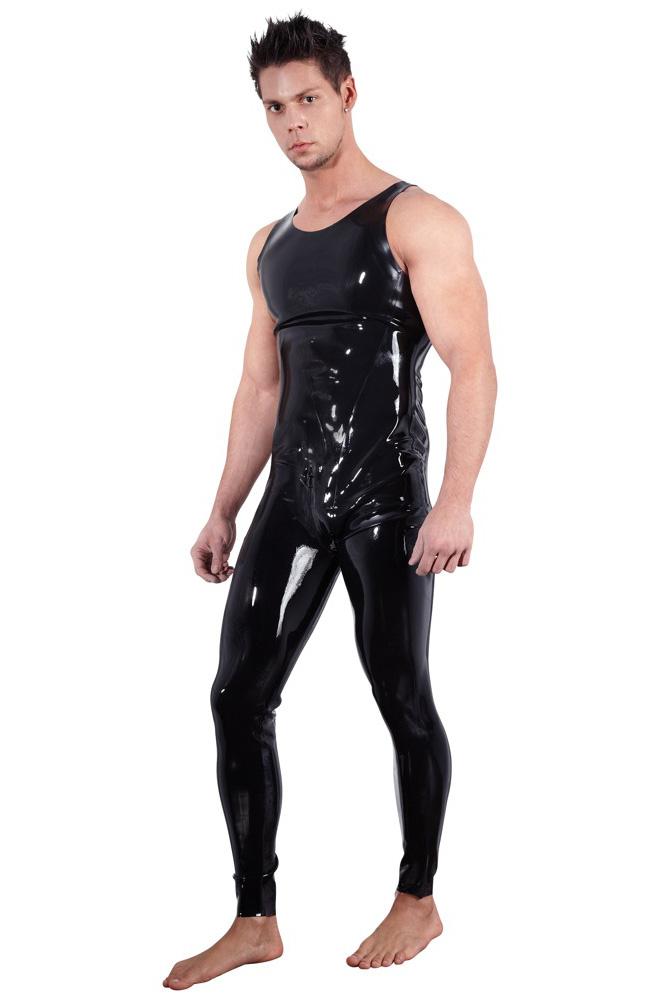 LATE-X Mens Latex Jumpsuit