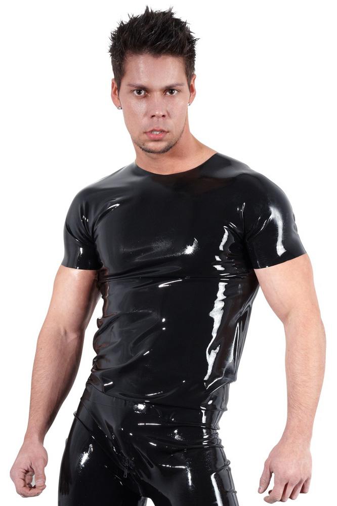 LATE-X Mens Latex Shirt