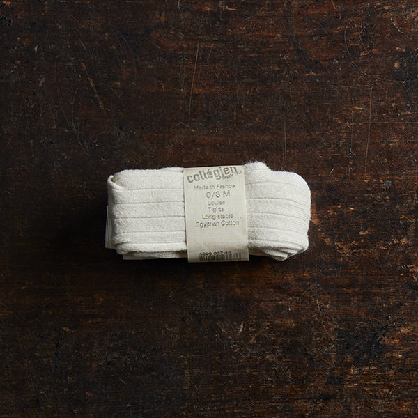 Baby & Kids Cotton Rib Tights - Cream