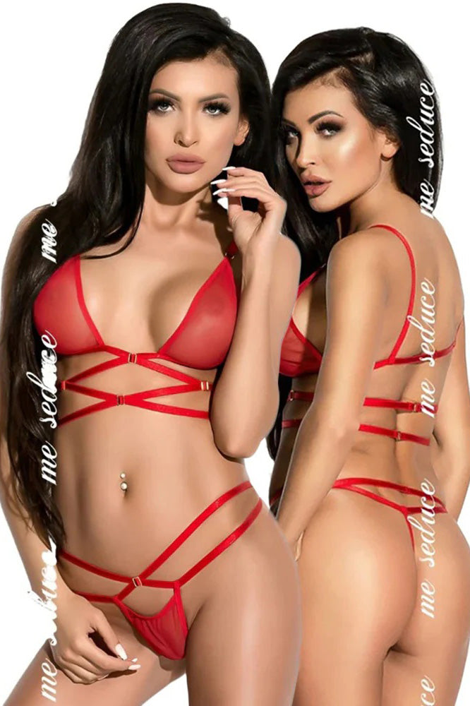 Me Seduce Lisa Red Set