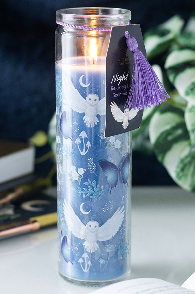 Night Owl Lavender Tube Candle