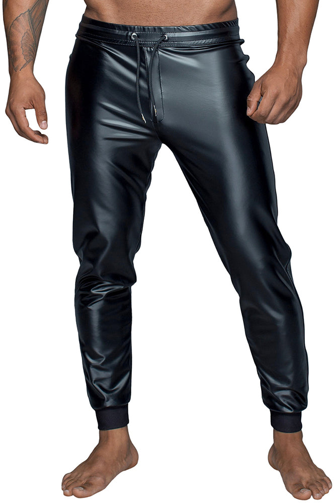 Noir Handmade Powerwetlook Trousers. (XL)