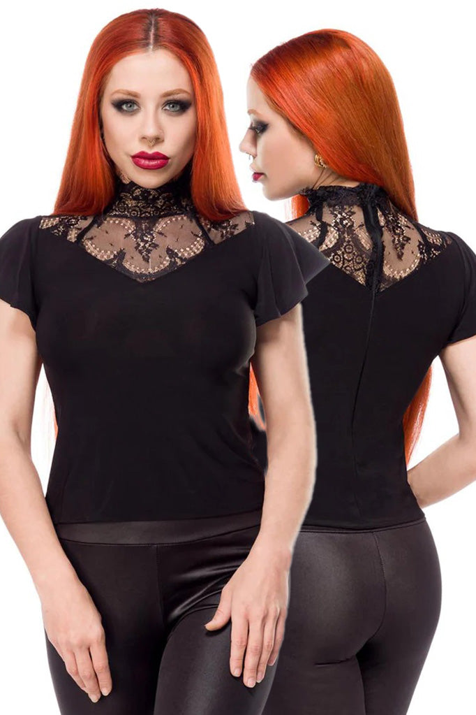 Ocultica Top with Lace (S)
