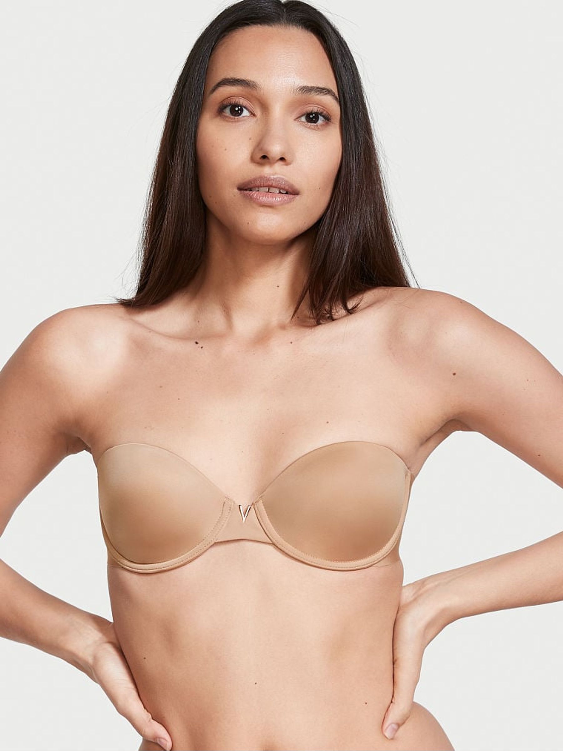 Sweet Nougat Nude Strapless Lightly Lined Strapless Bra
