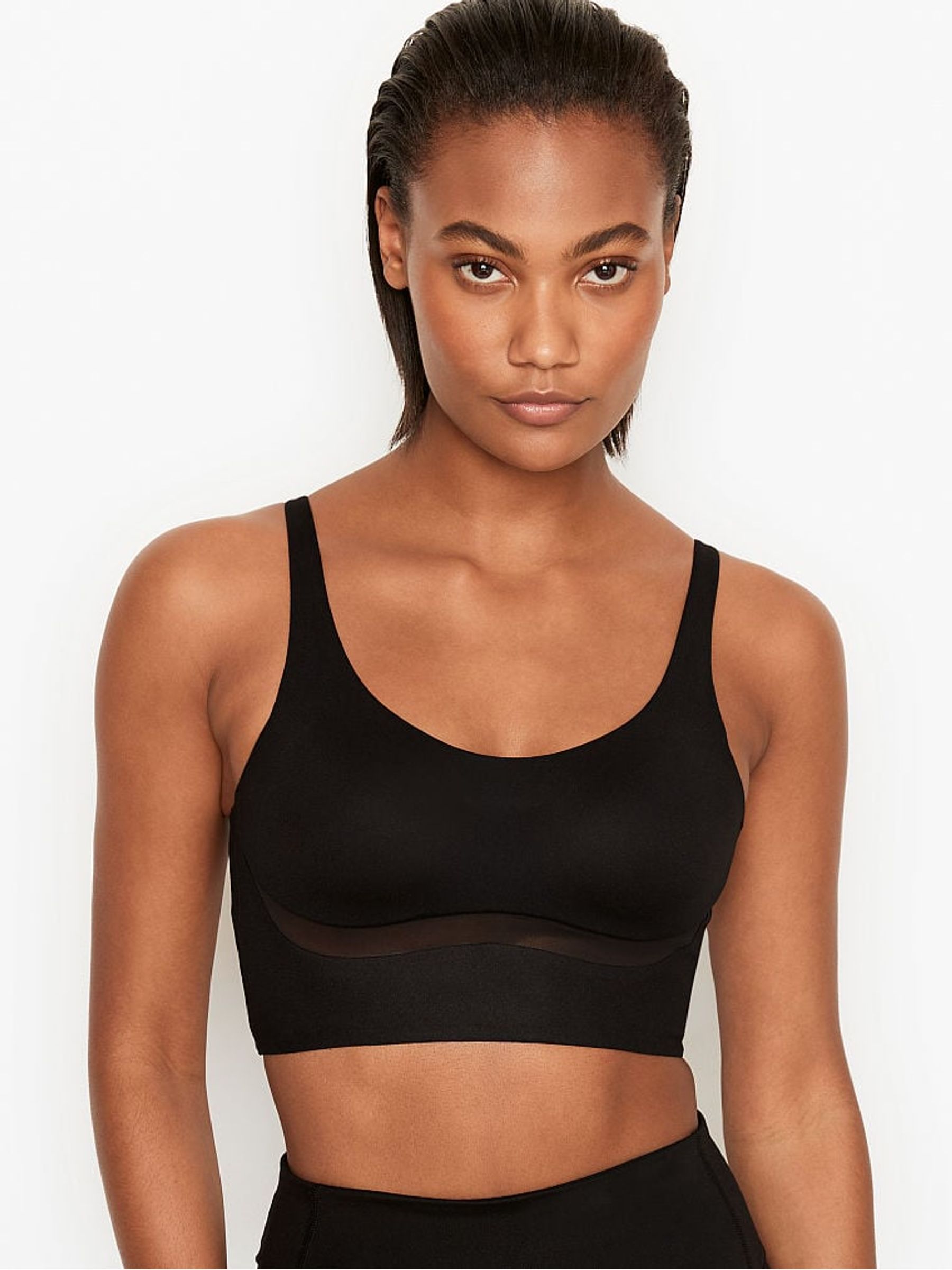 Black Allegro Medium Impact Sport Bra