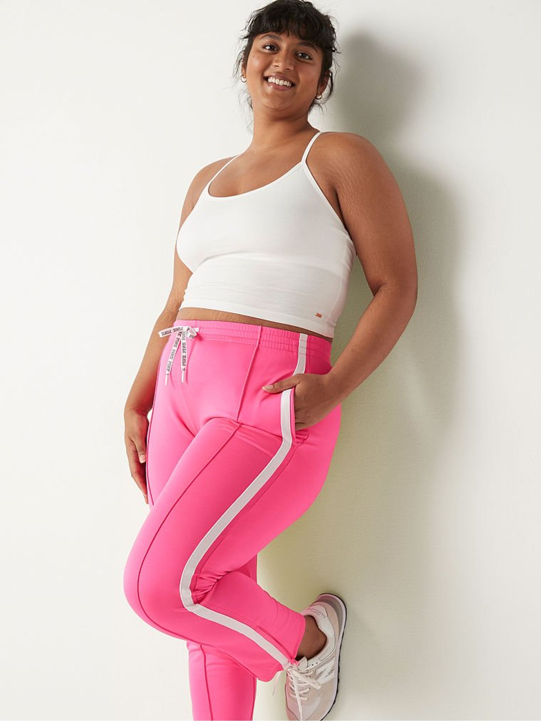Capri Pink Track Pant