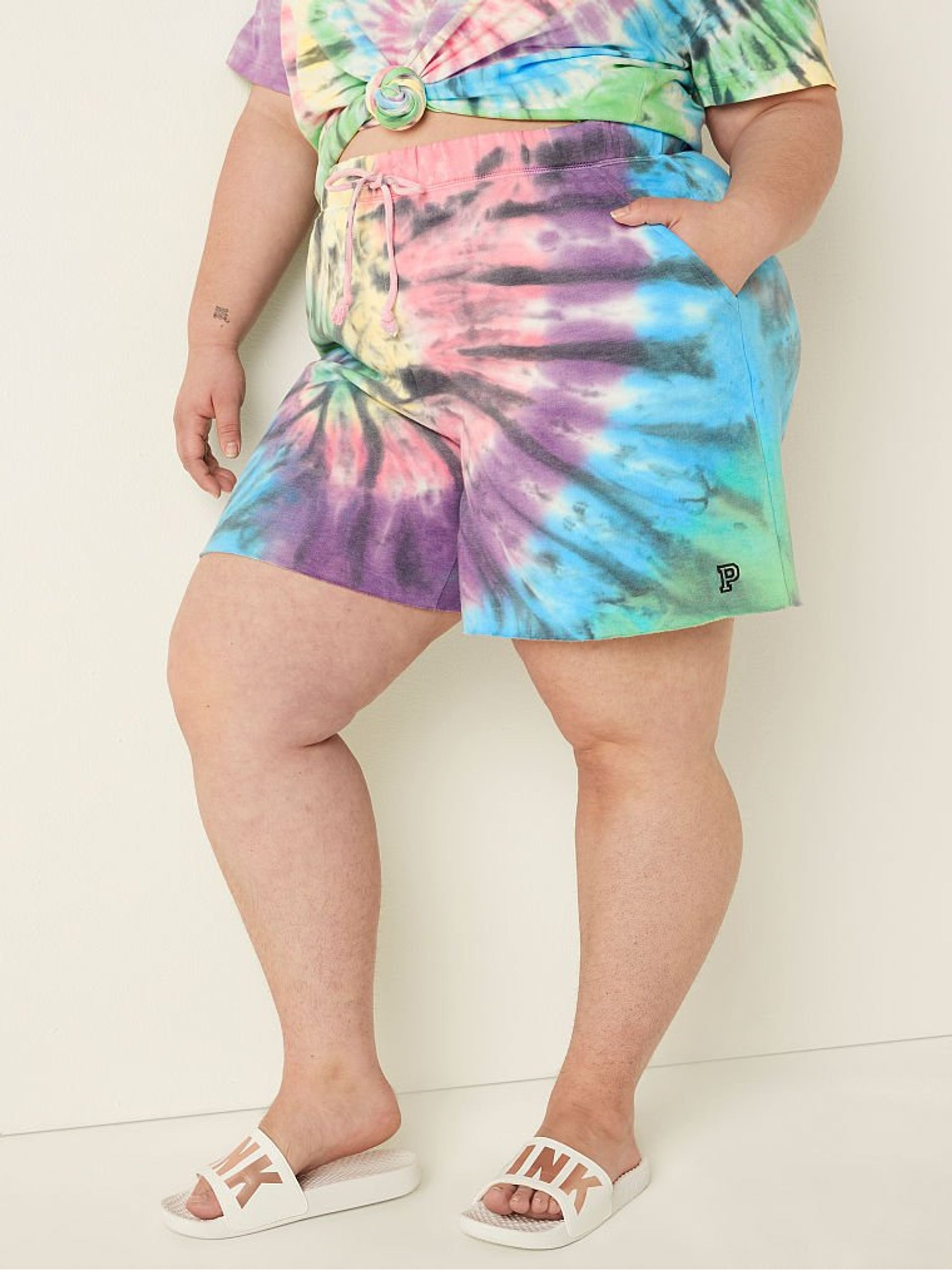 Spiral Tie Dye Dad Short