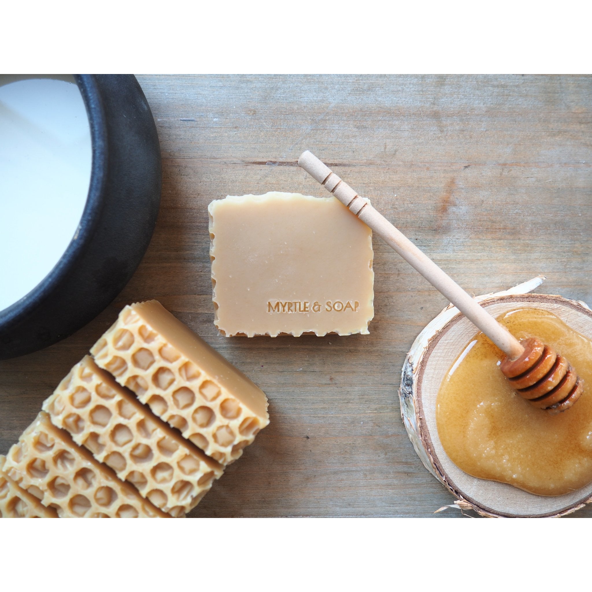 Myrtle & Soap Honey Pot Natural Soap Bar