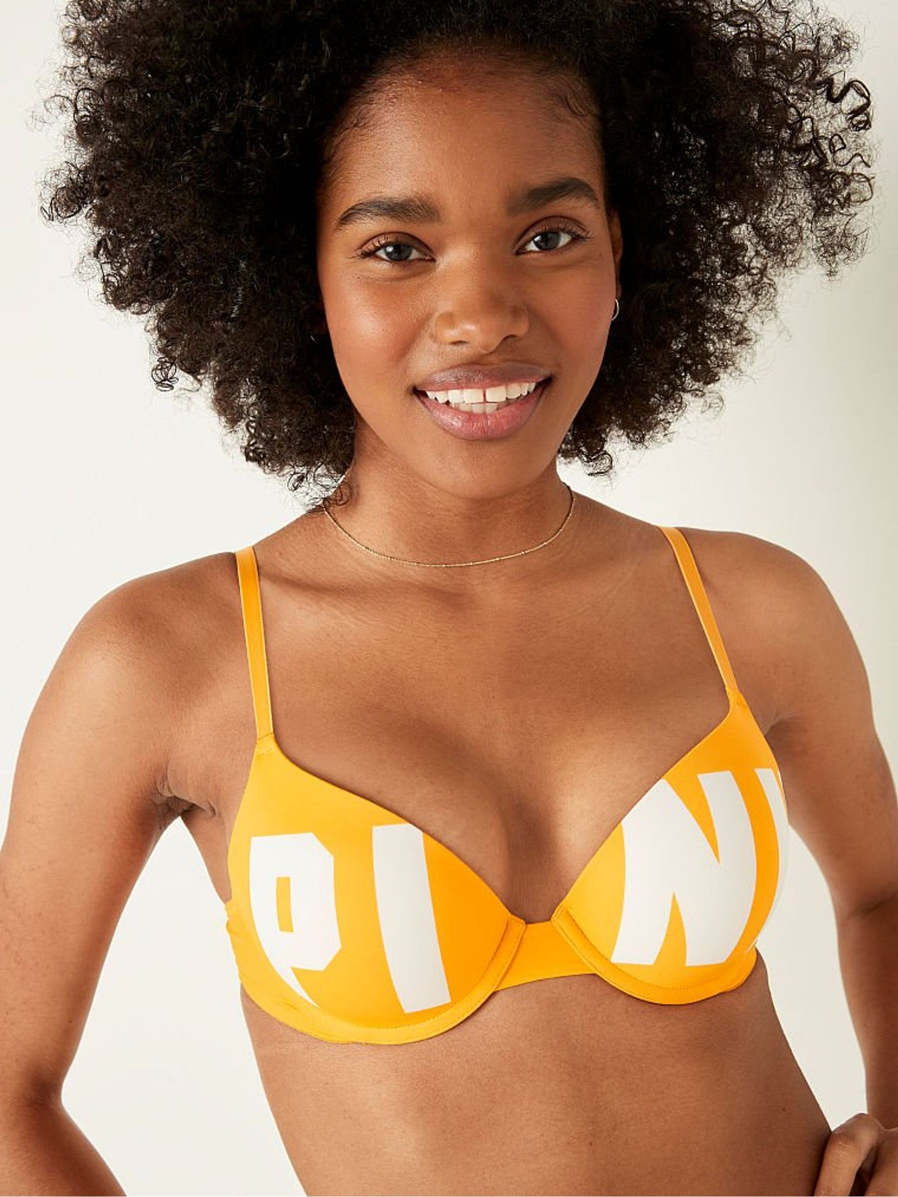 Wild Marigold Logo Smooth Push Up T-Shirt Bra