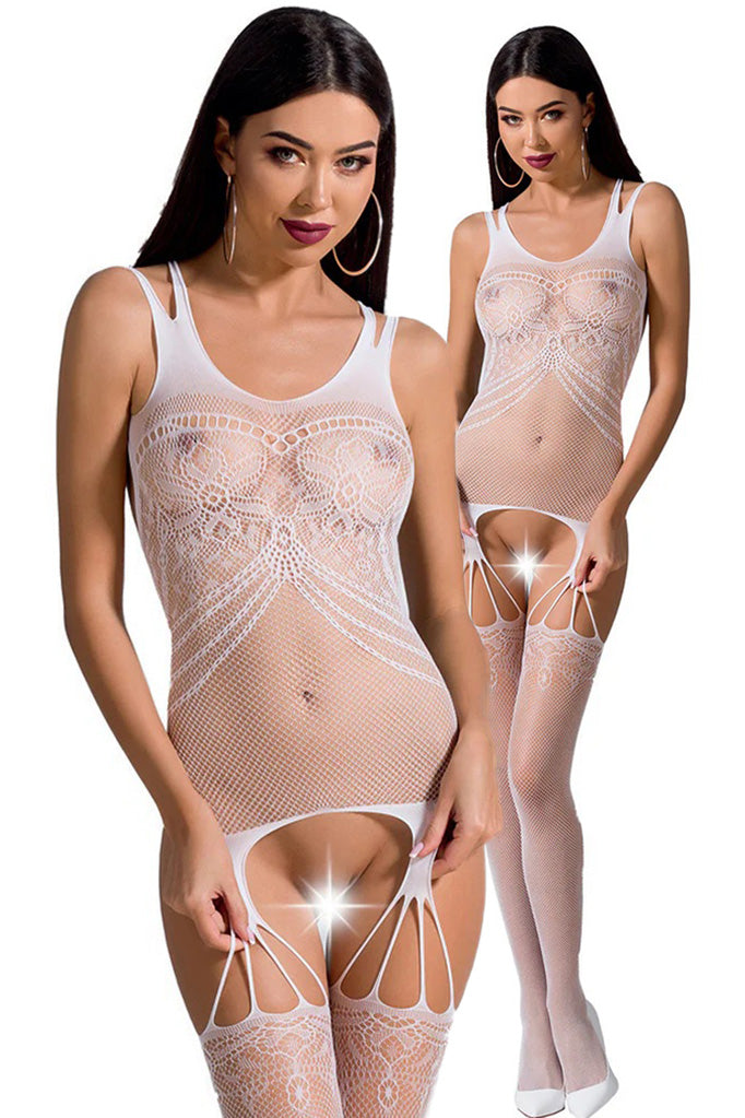 Passion Bodystocking BS070 White