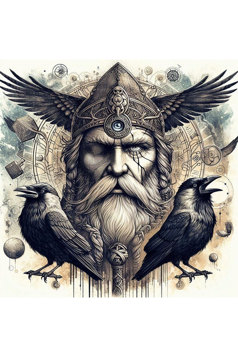 Oakhart Odin The All-Father Print