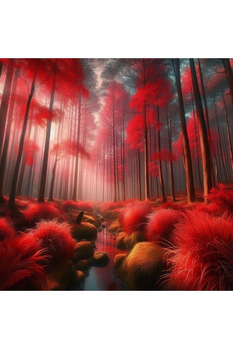 Oakhart The Crimson Forest Print