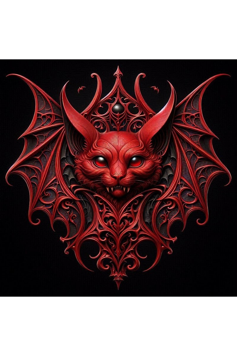 Oakhart Crimson Familiar Print