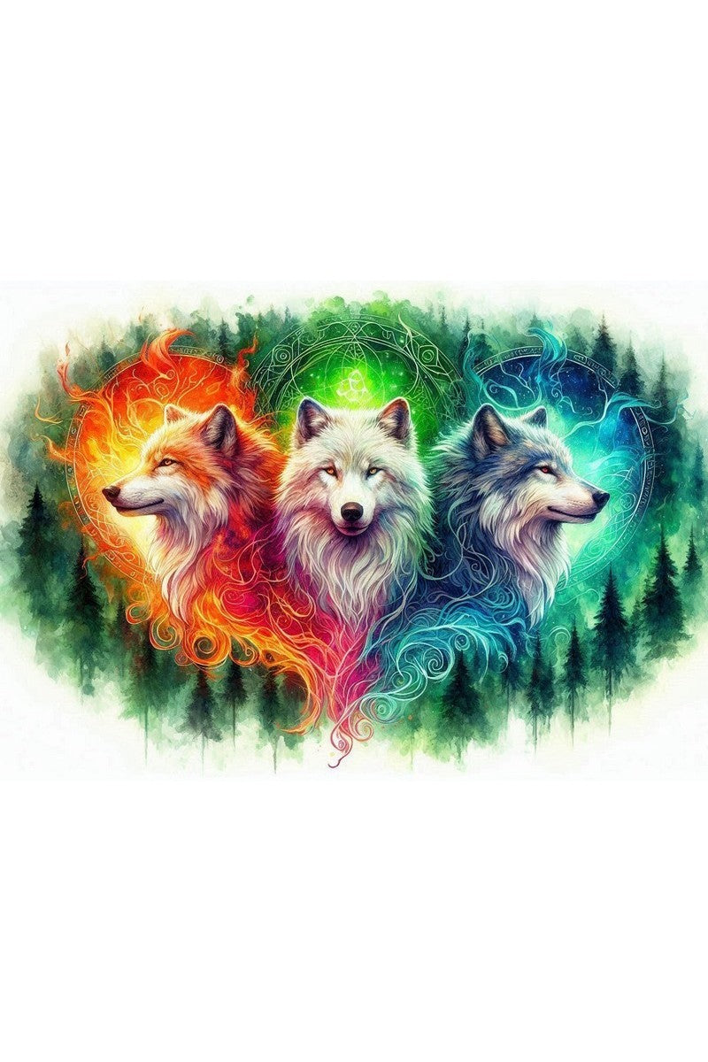 Oakhart The Elemental Trio Print