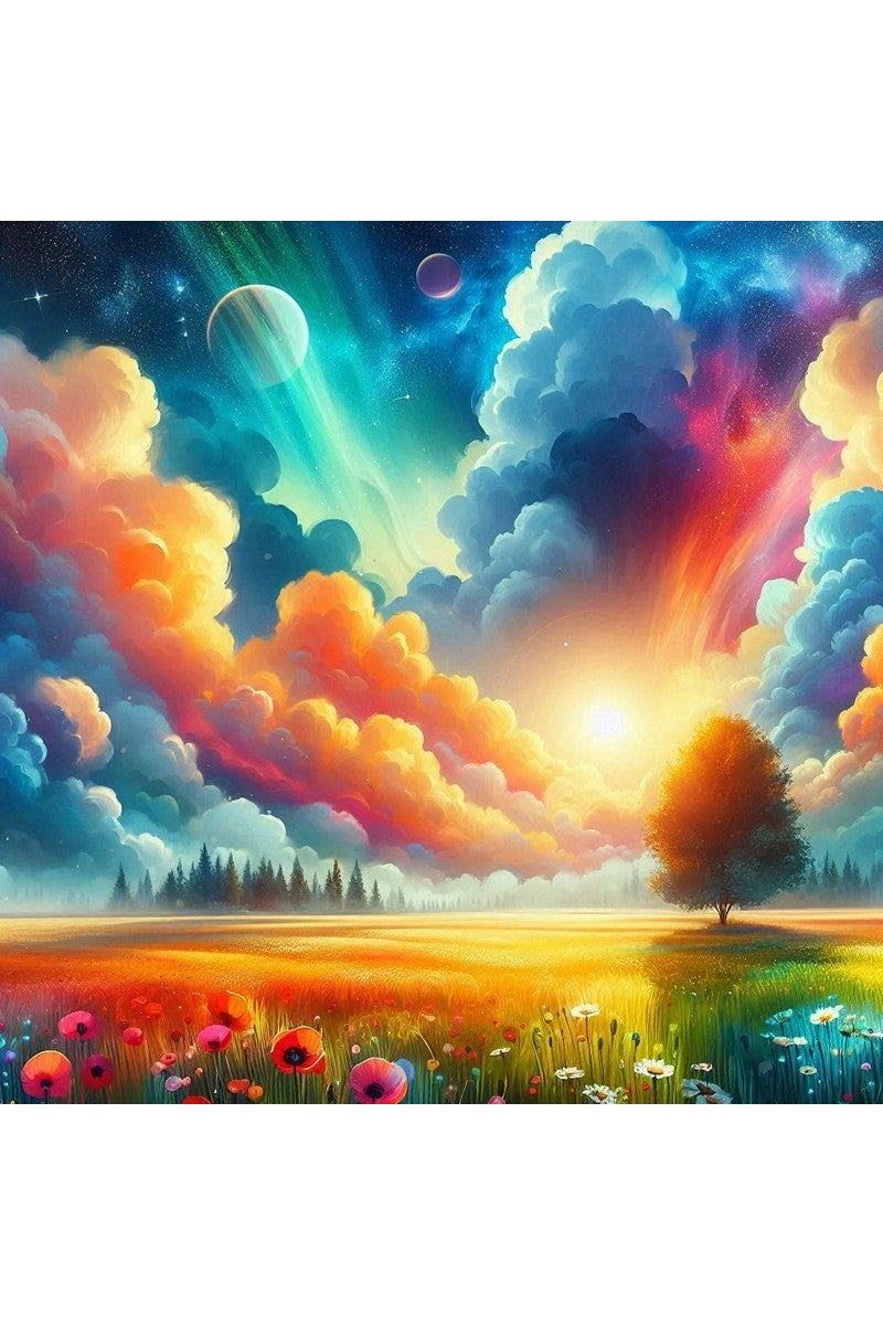 Oakhart Cosmic Meadow Print