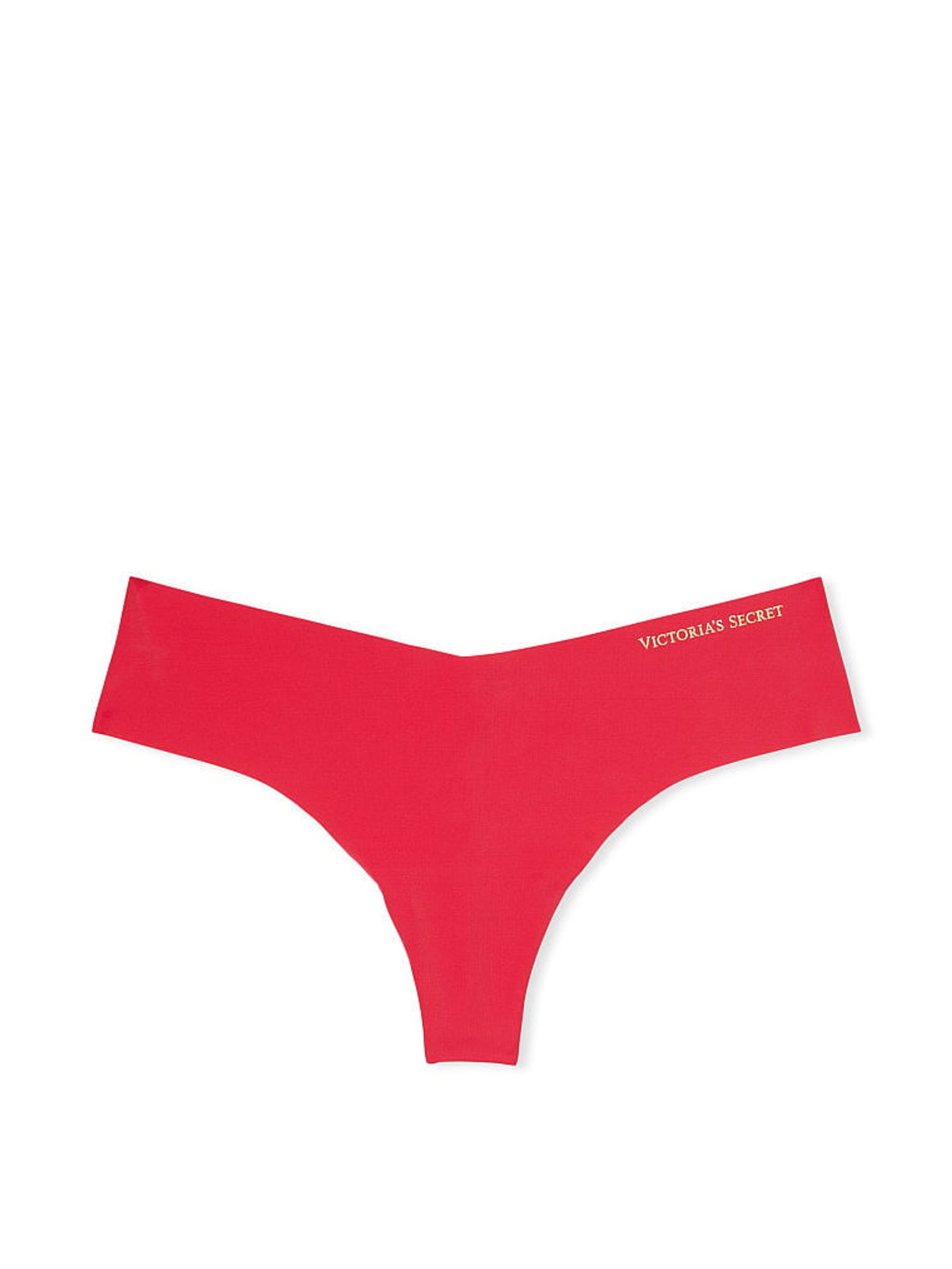 Wild Strawberry Pink Thong No-Show Knickers