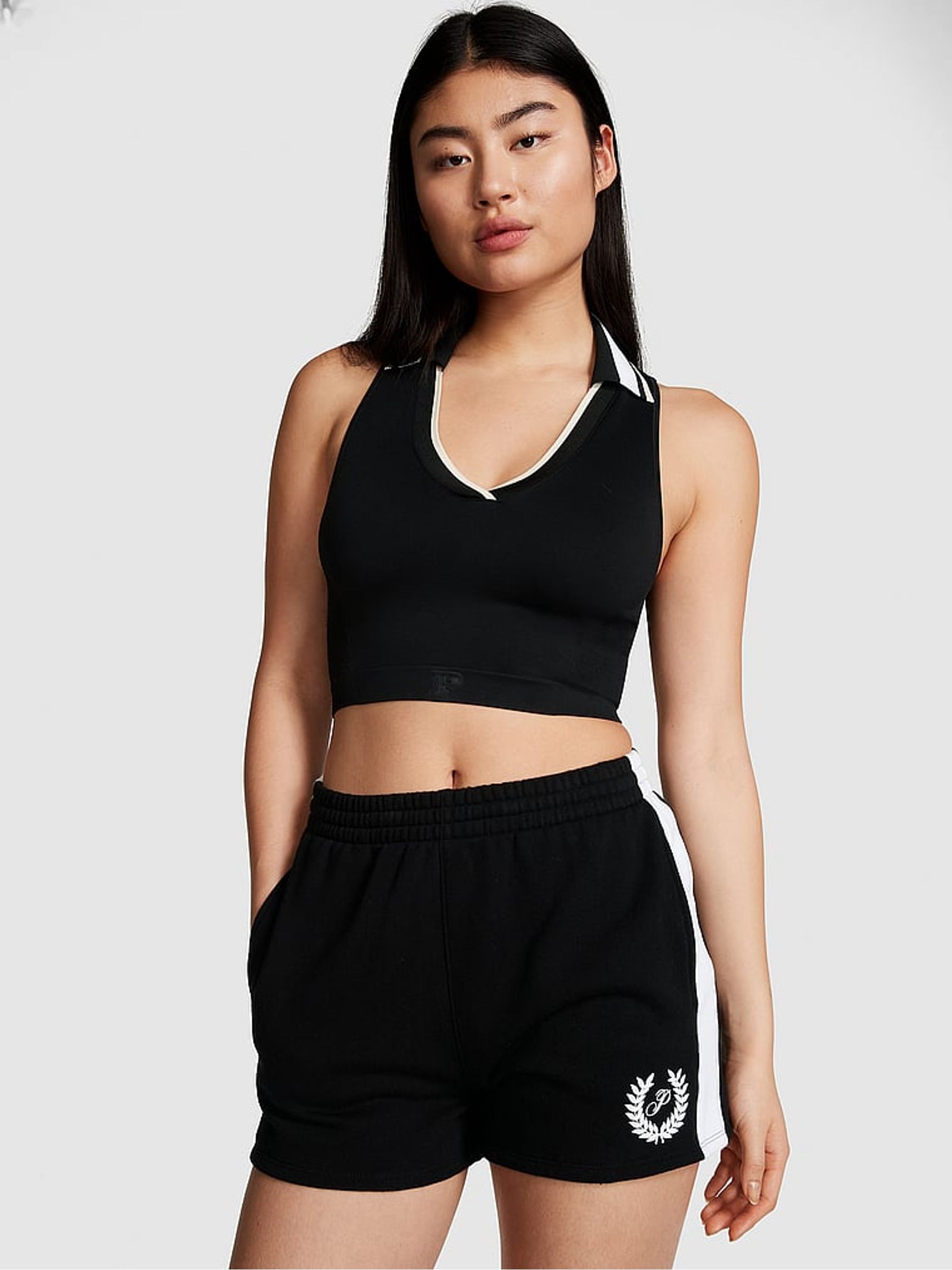 Pure Black Fleece Short