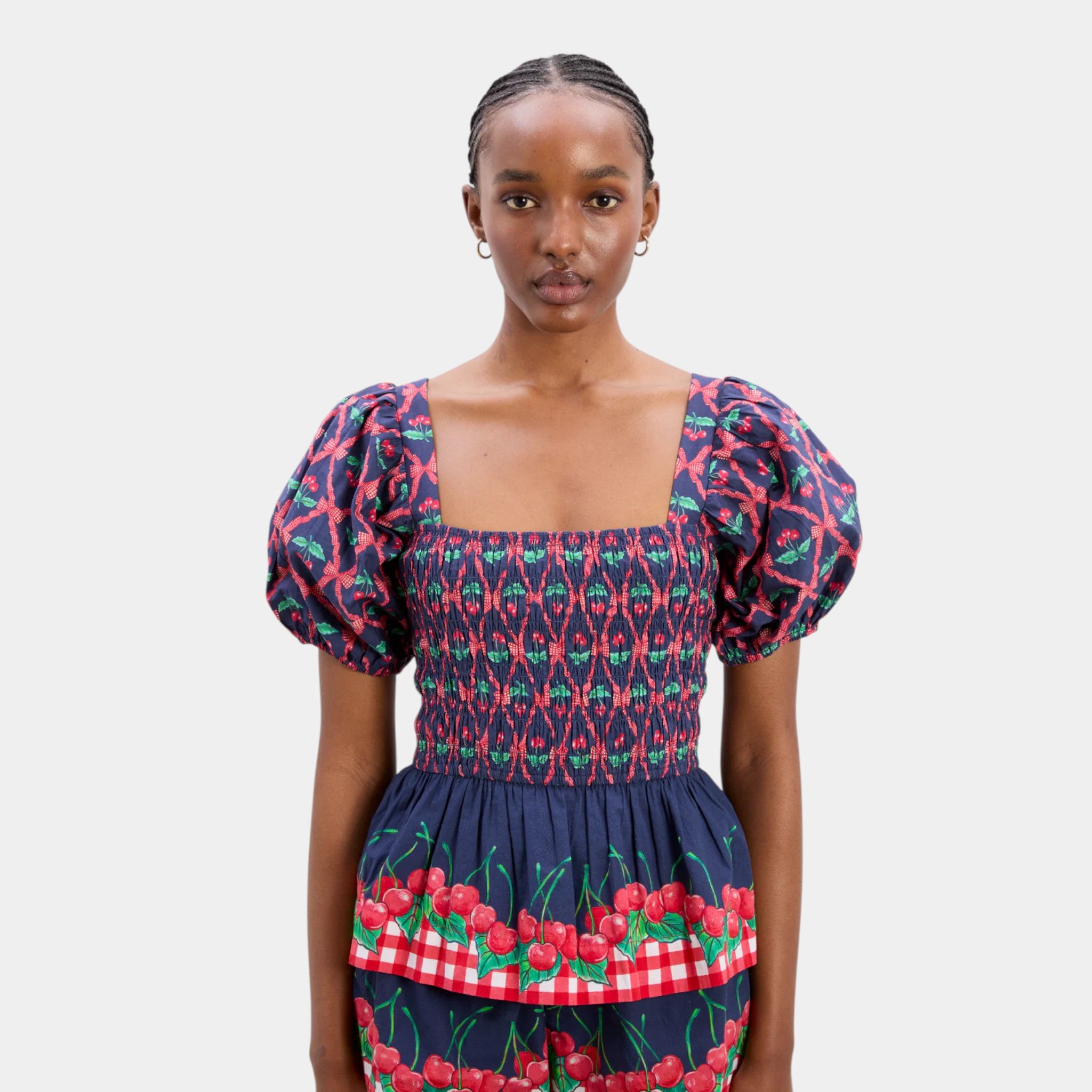 Damson Madder Allegra Blouse - Cherry Pie