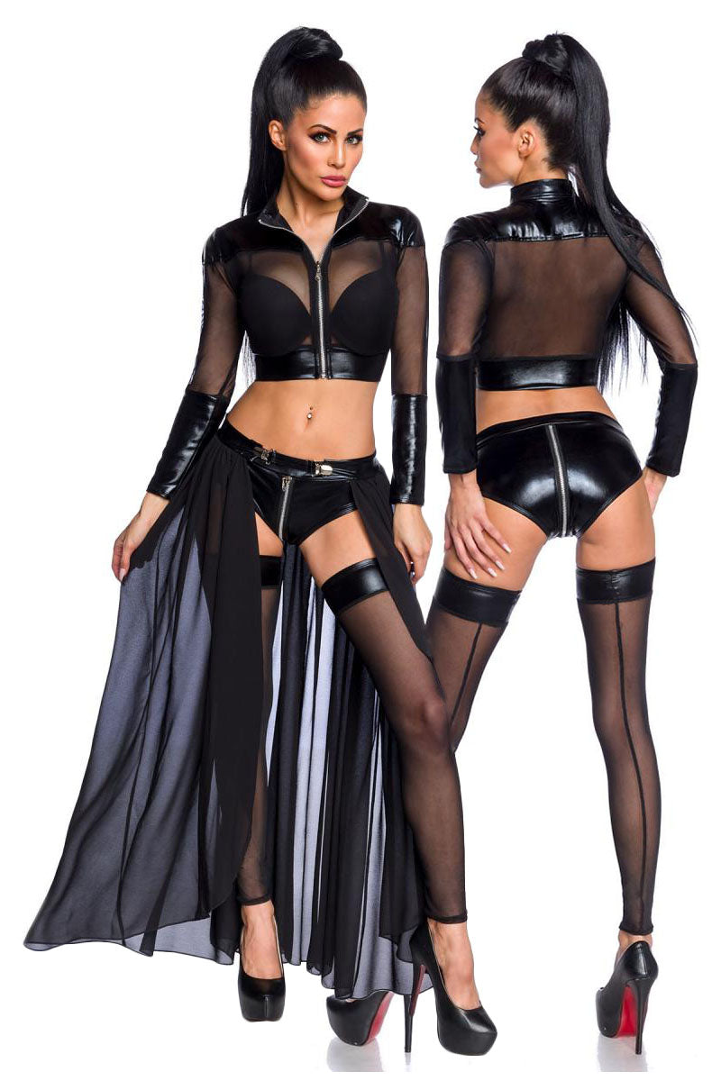 Saresia Transparent Black Gogo Set (XS)