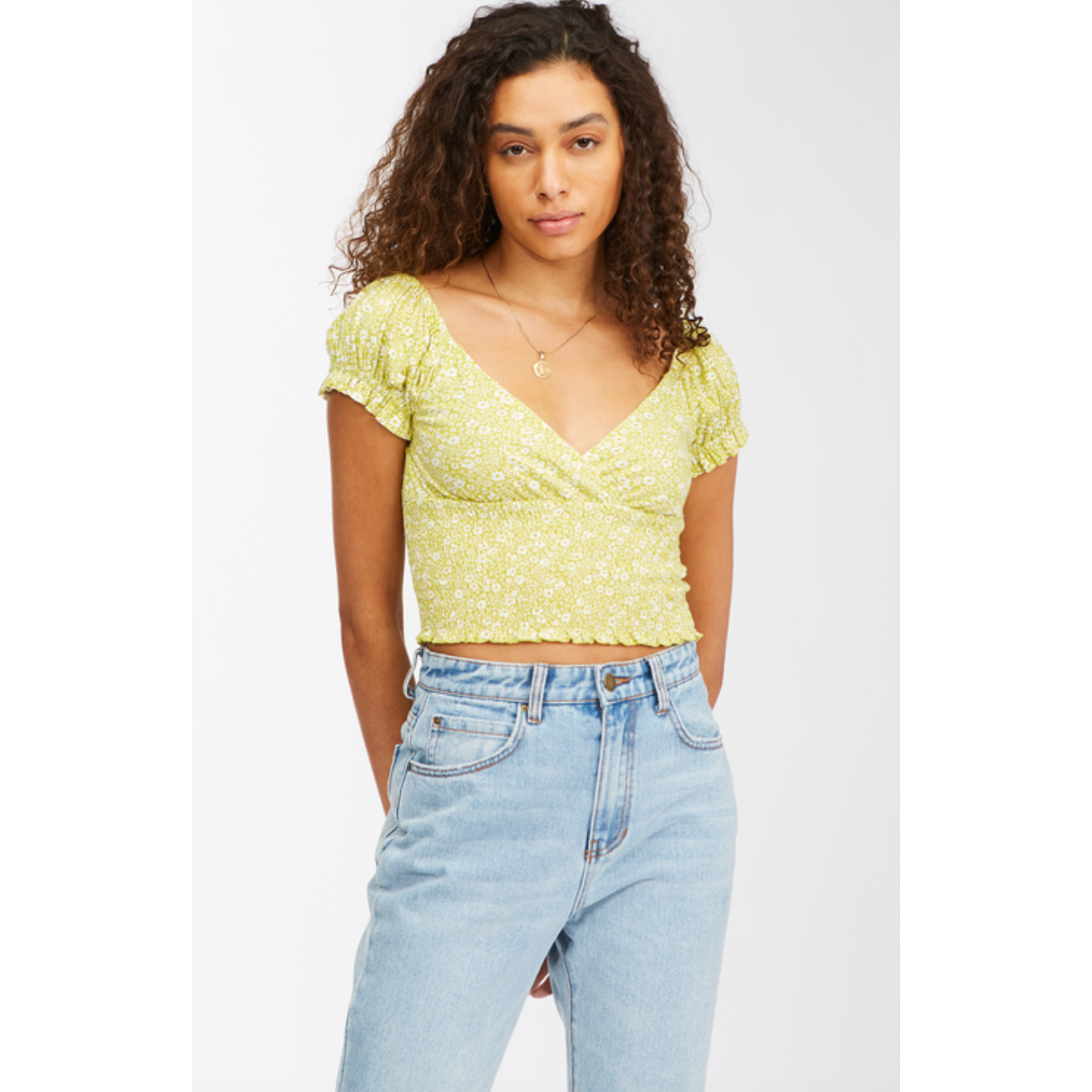 Billabong Spring Air Blouse - Lime