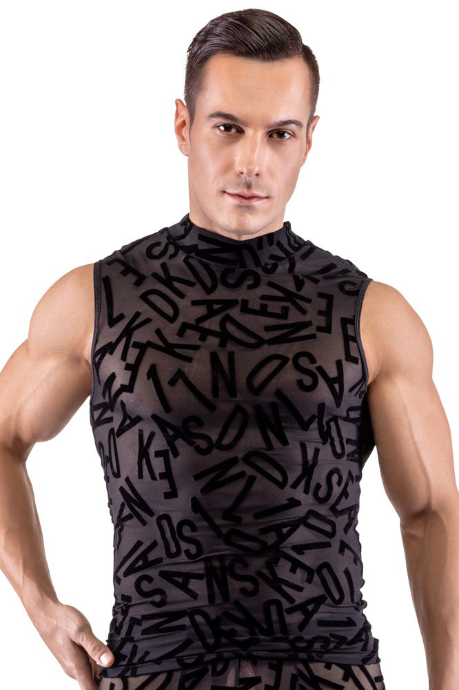 Svenjoyment Alphabet Print Top