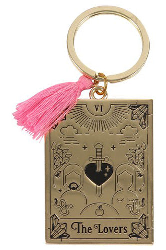 The Lovers Tarot Keyring