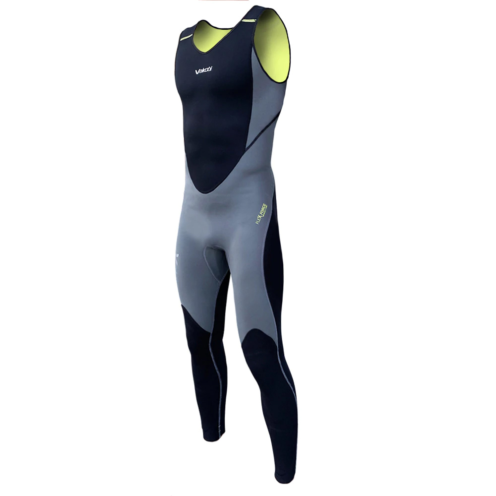Vaikobi FLEXFORCE 1.5mm Long John Wetsuit - Black/Grey