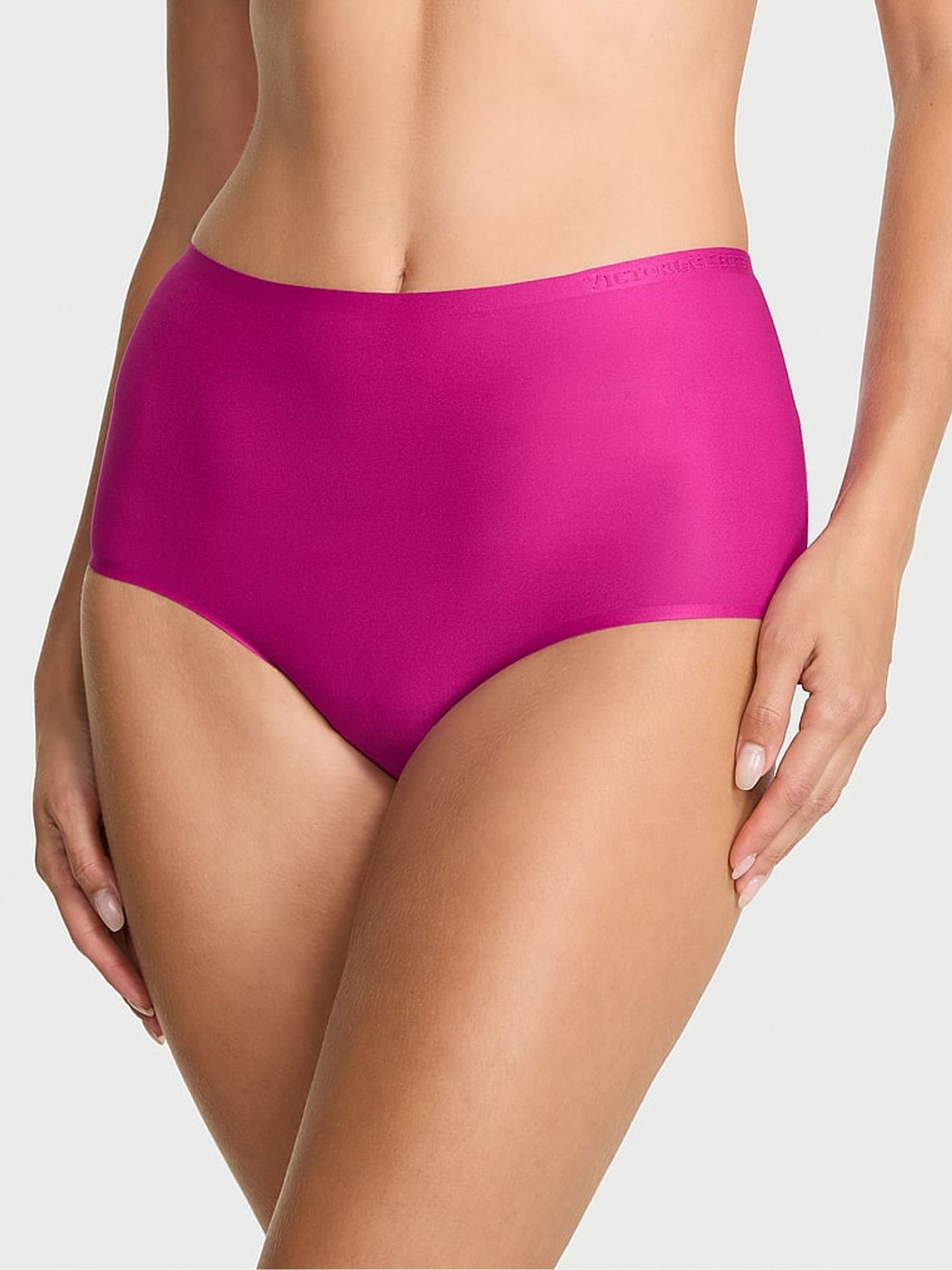 Allure Pink Brief Mid-Rise Knickers