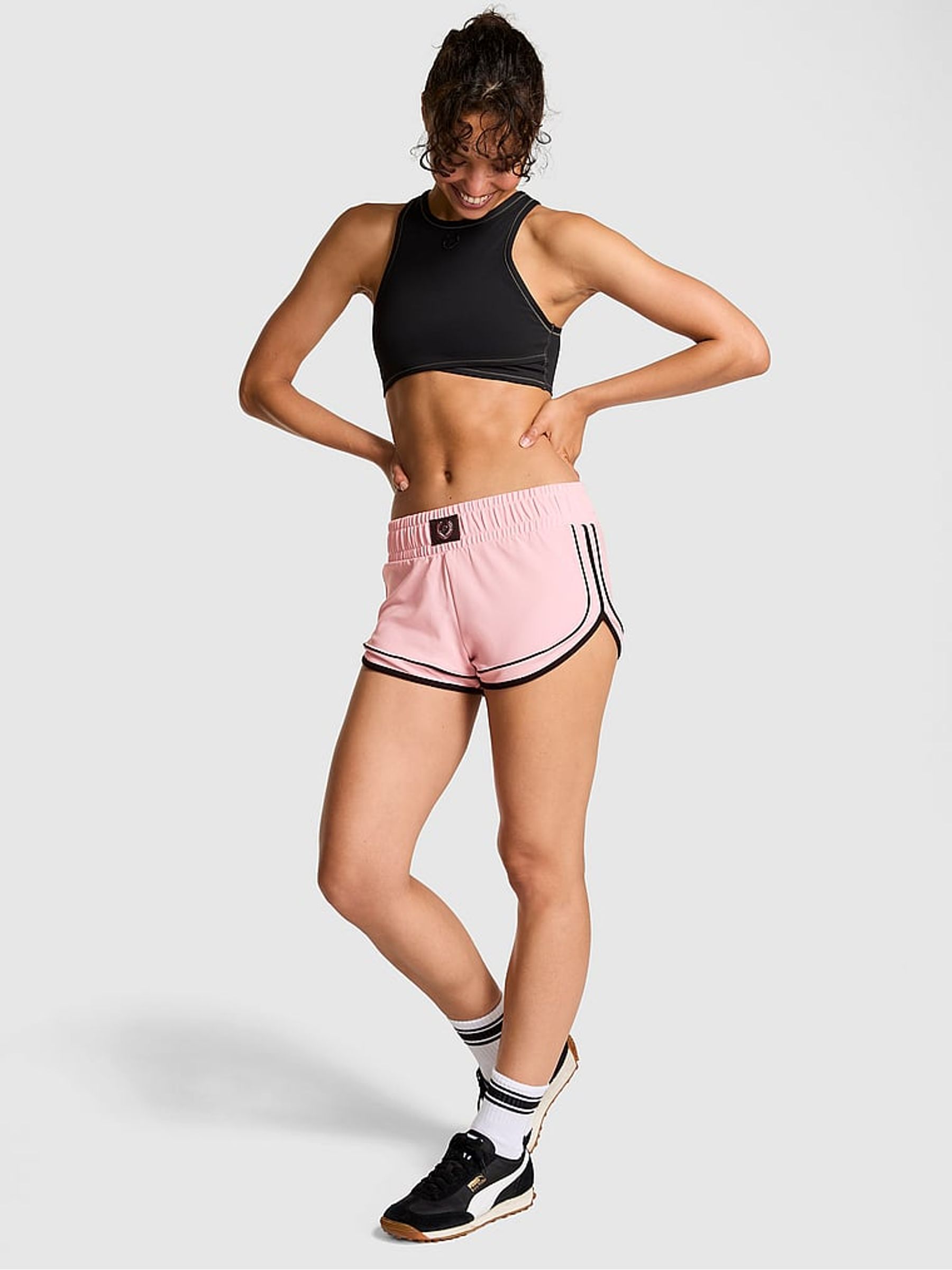 Dollhouse Pink Cotton Boxing Shorts