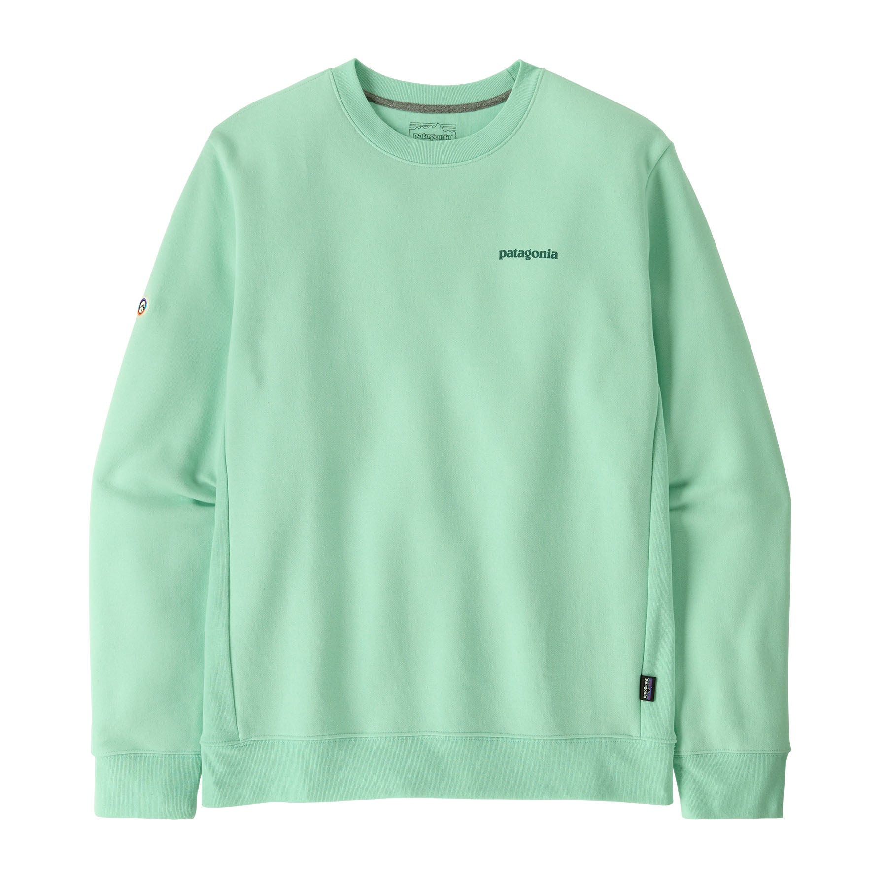 Patagonia Fitz Roy Icon Uprisal Crew Sweatshirt - Rinsed Green