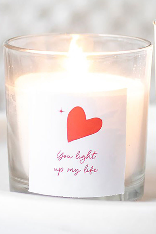 You Light Up My Life Strawberry Scented Candle