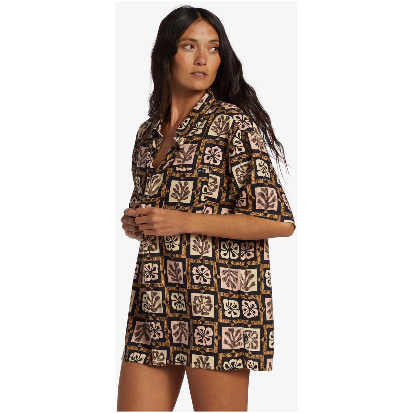 Billabong Women's Tiki Reef Hemp Shirt