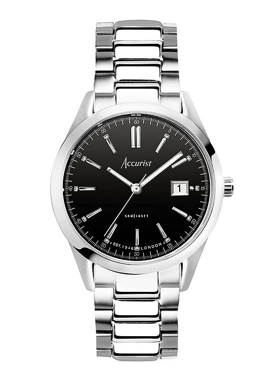 Accurist Men’s Everyday Stainless Steel Bracelet 40mm Watch
