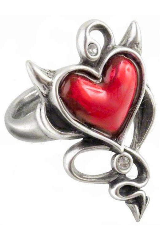 Alchemy Devil Heart Ring UL17 ULFR6