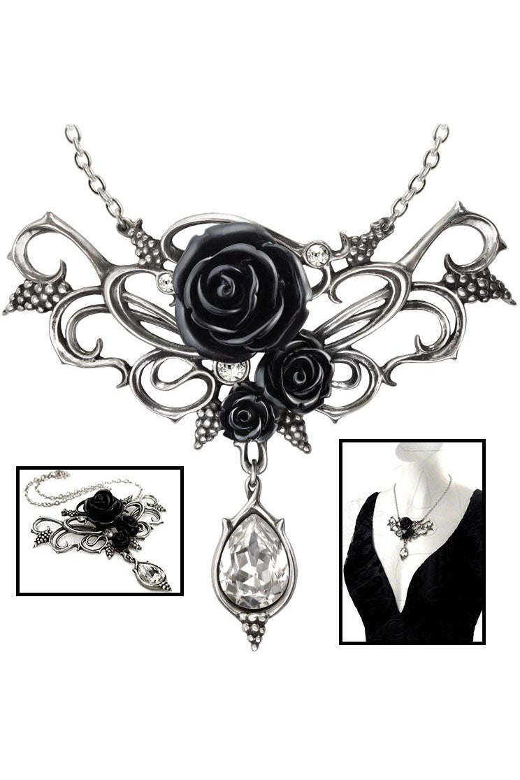 Alchemy Gothic Bacchanal Rose Necklace