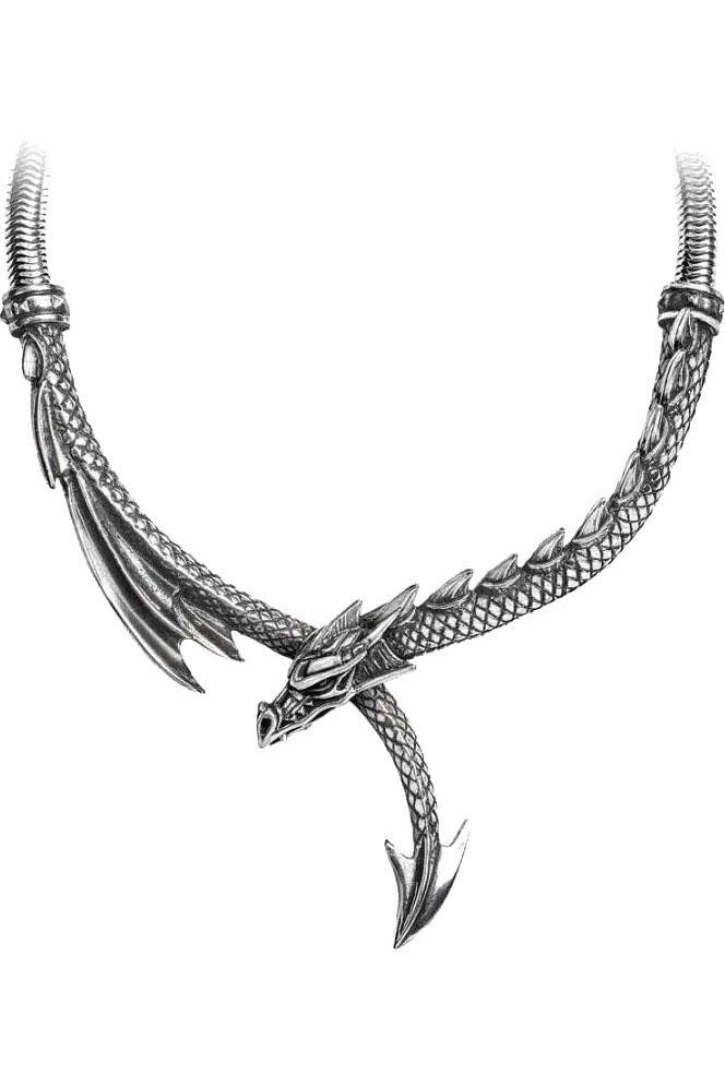 Alchemy Gothic Dragons Lure Necklace P829