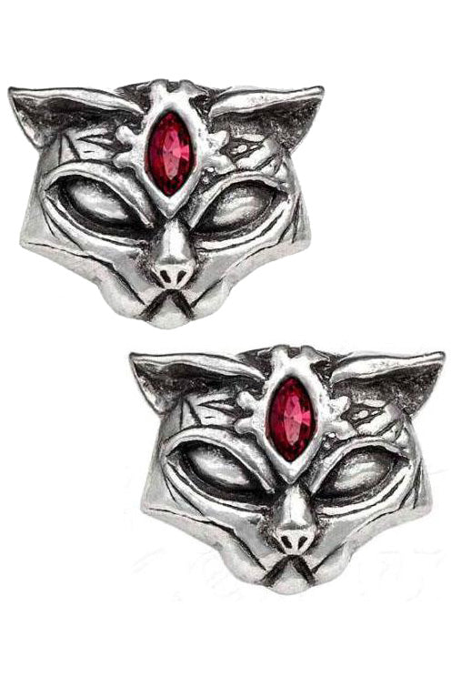 Alchemy Gothic Sacred Cat Studs E406