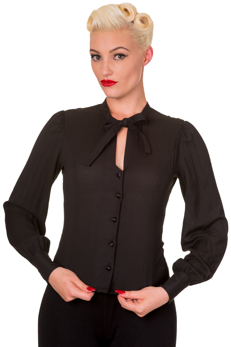 Banned Vintage Black Blouse