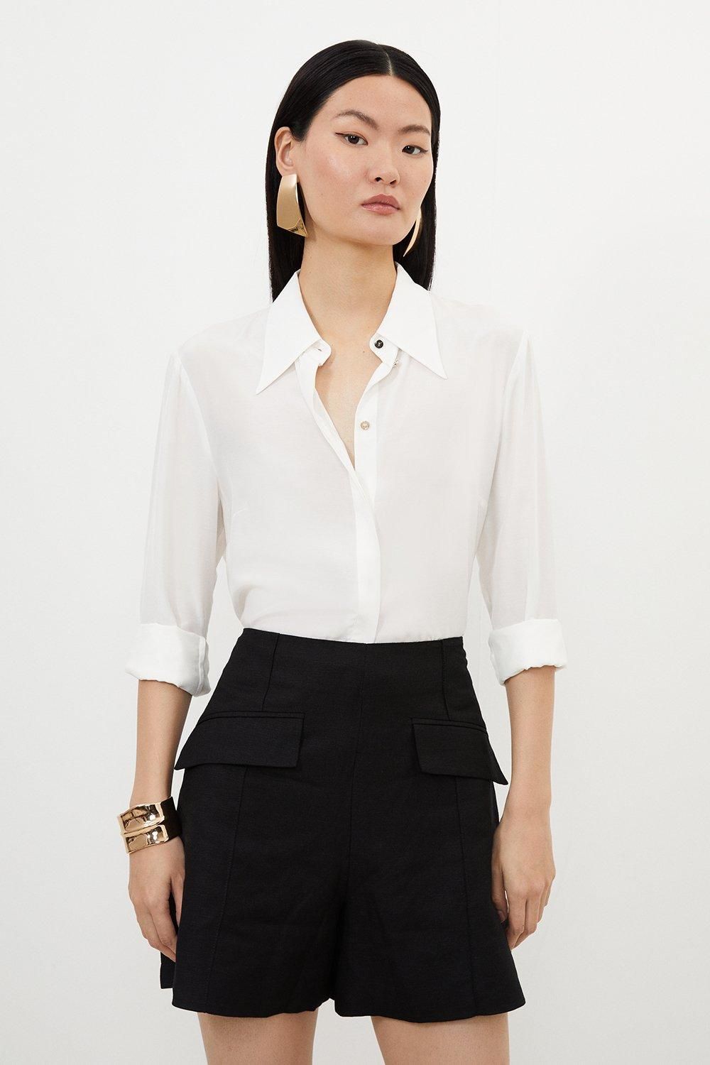 Viscose Linen City Woven Short