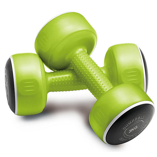 Body Sculpture 2 x 3kg Smart Dumbbells