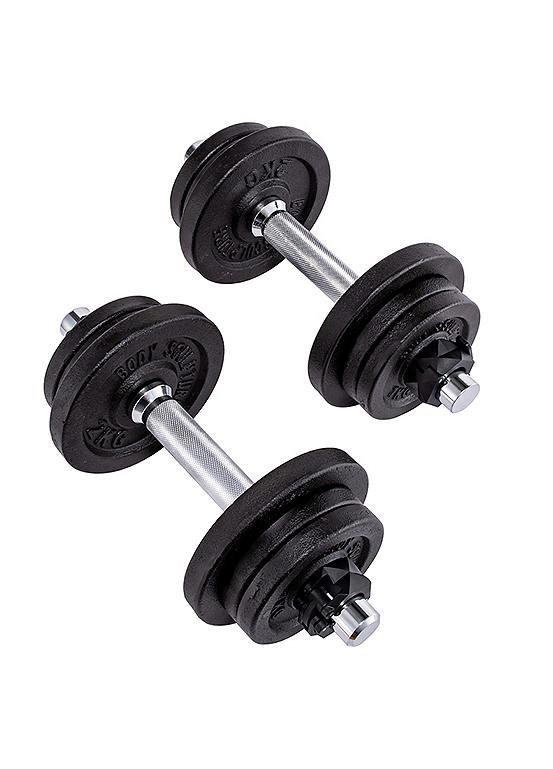 Body Sculpture 20 Kg Cast Iron Dumbbell Combination Set